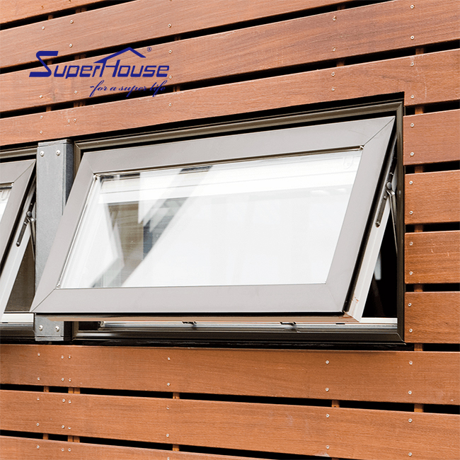 Aluminum Window Factory/Modern Europe Crank Awning Windows/Australian/with Timber Reveal/NOA Custom Open Mode