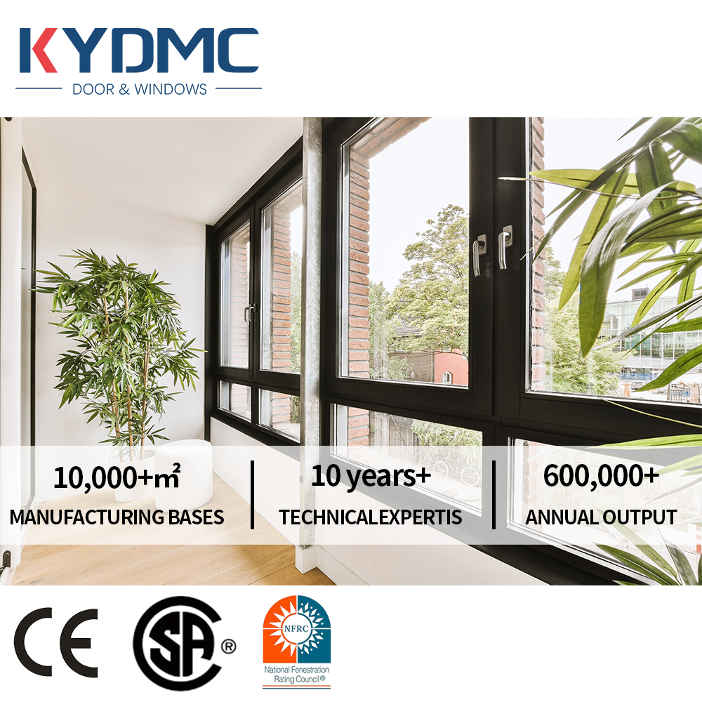 AS2047 Australia Villa Slim Frame Custom Casement Windows NFRC Waterproof Double Glazed Aluminum Alloy Push Out Usa Window