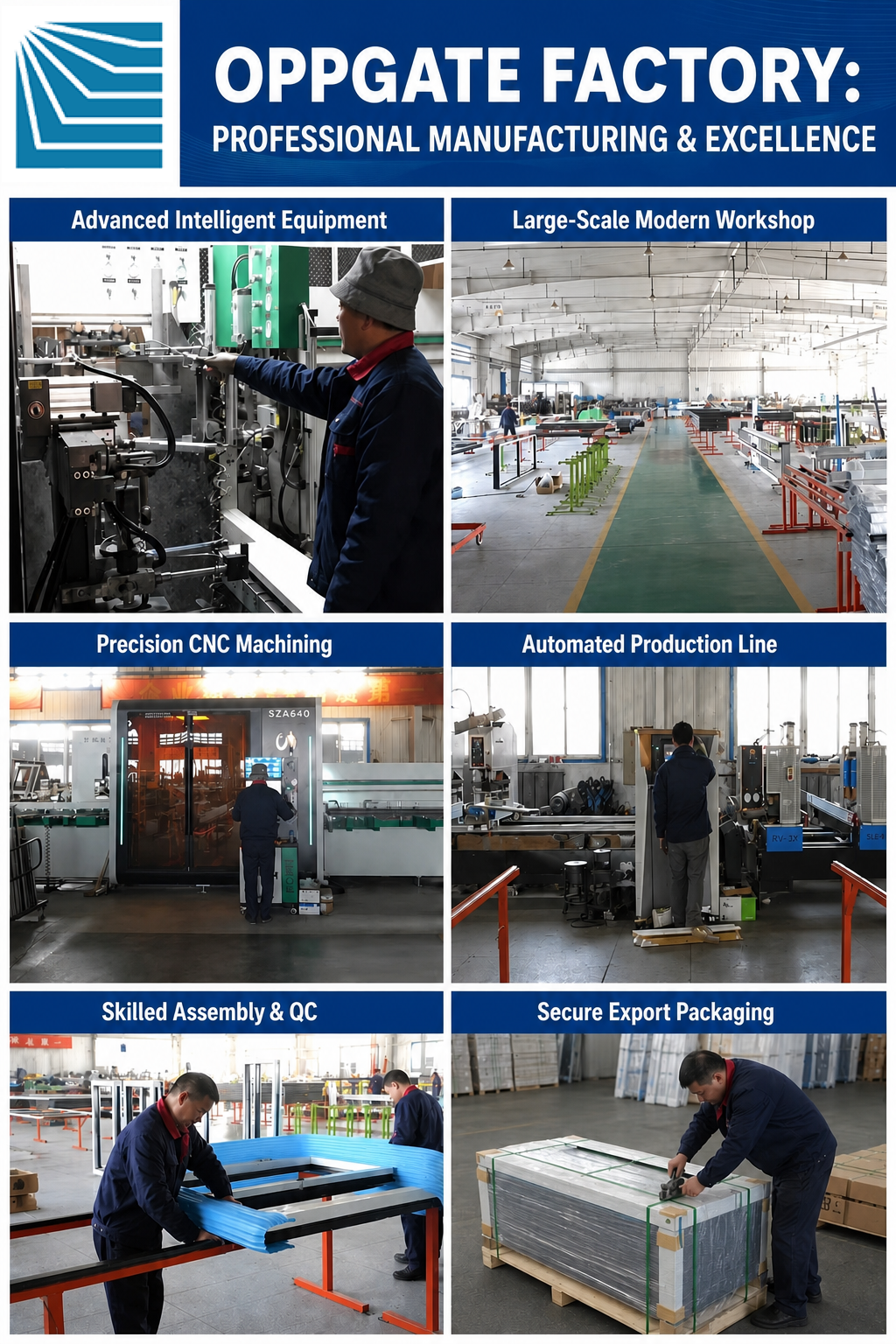 Factory Profile - CE Certified Aluminum Clad Wood Entrance Door Double Glazed Low-E Glass Waterproof Exterior Front Entry for Villa
