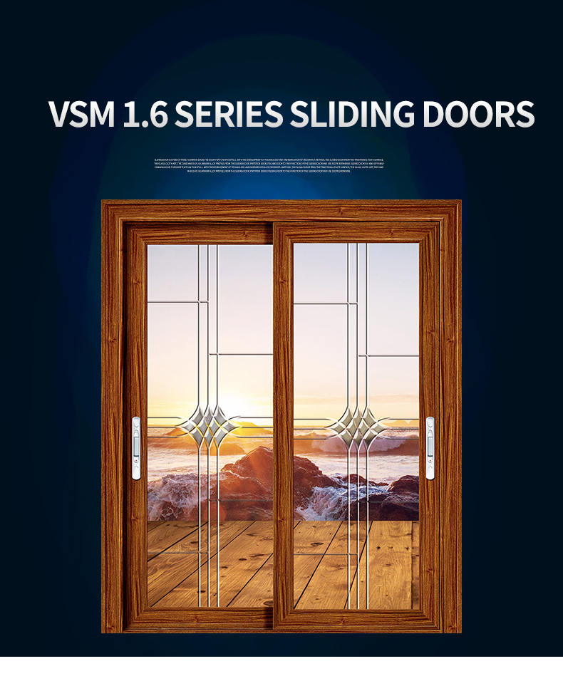 Aluminum Interior Sliding Pocket Doors Details