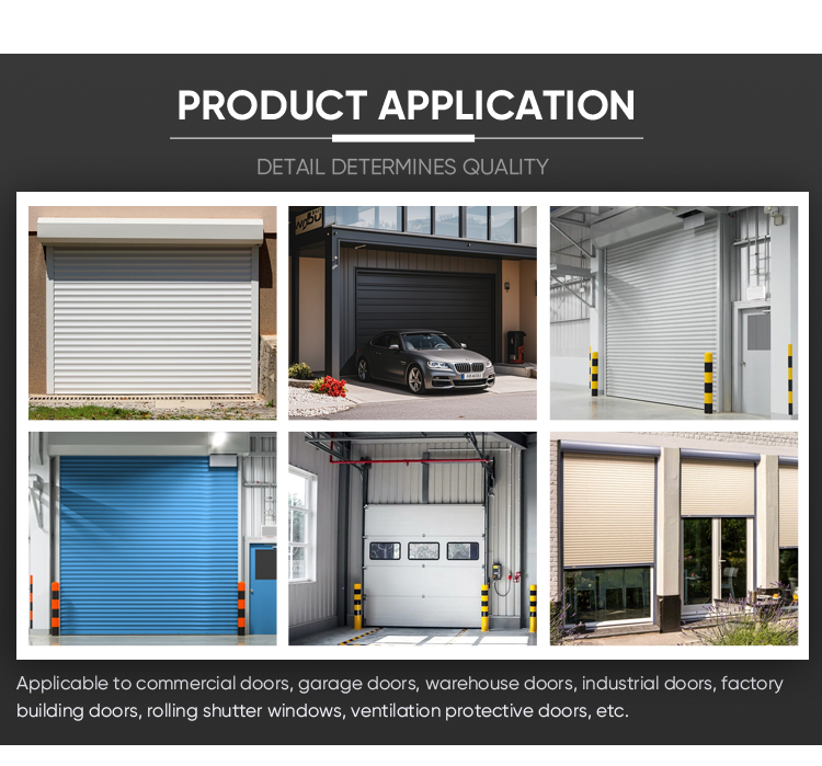Ventilation Visible Roller Shutter Material 77mm Perforated Aluminum Slat Profile Custom Surface Treatment Rolling Shutter Door