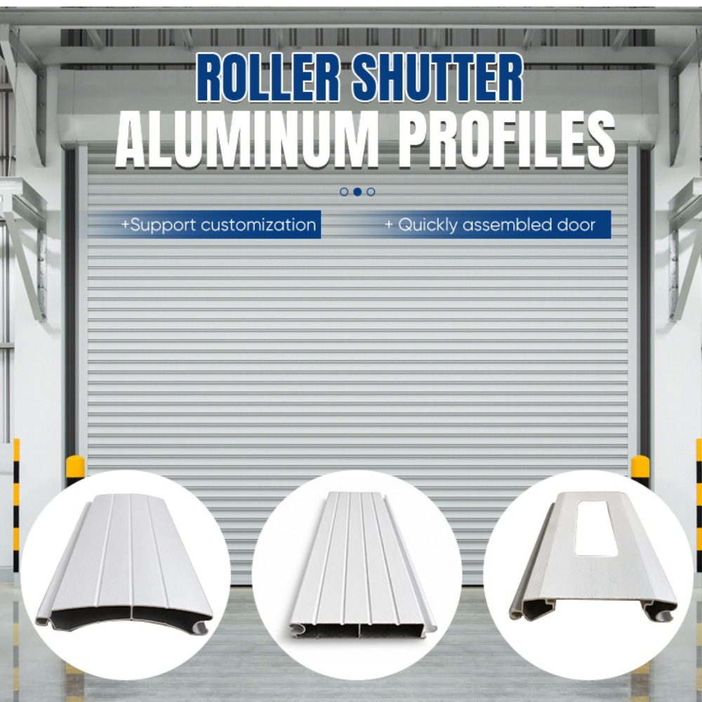 Ventilation Visible Roller Shutter Material 77mm Perforated Aluminum Slat Profile Custom Surface Treatment Rolling Shutter Door