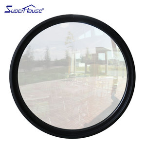 Superhouse Circle Window FPA Hurricane Impact Aluminum Round Fix Window for House
