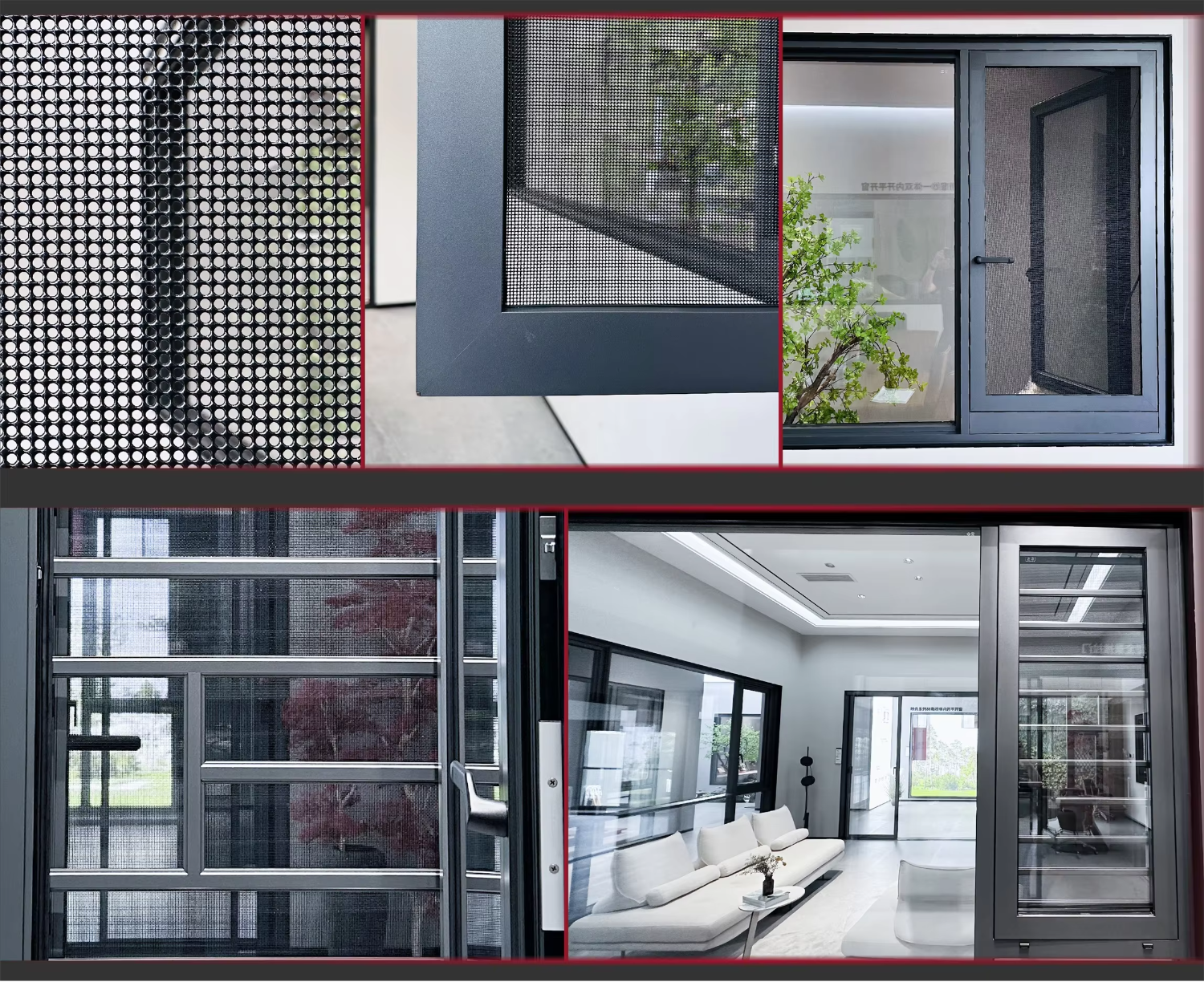 Thermal Break Tilt Turn Aluminum Windows with Double Glazed Glass, Aluminium Window Inward Opening for Houses Soundproof