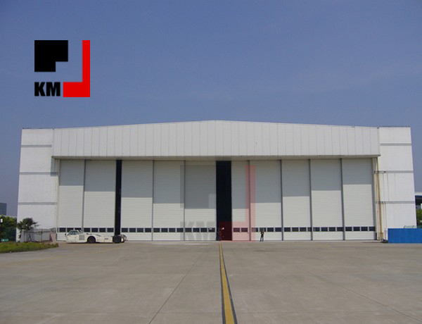 Premium PVC Mega Aircraft Hangar Flexible Lifting Door