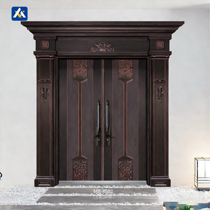 High Quality Aluminium Front Entry Modern Residential Security Entrance Doors for Sale