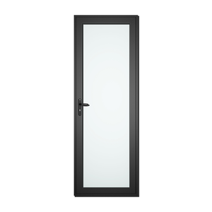 Exterior Aluminum Casement Hinged Door with Security Mesh