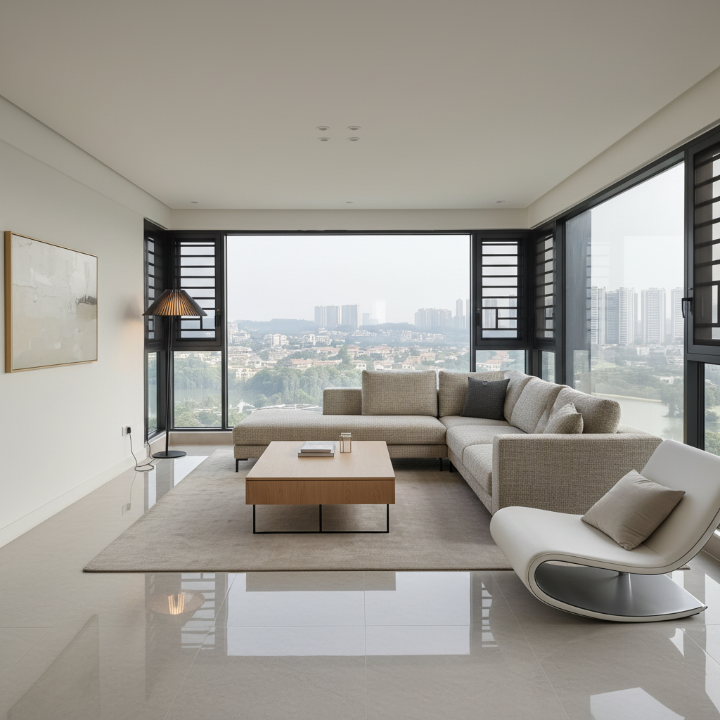 Modern Stormproof Tempered Insulated Double Glass Soundproof Thermal Break Flush Screens Villa Aluminum Casement Windows