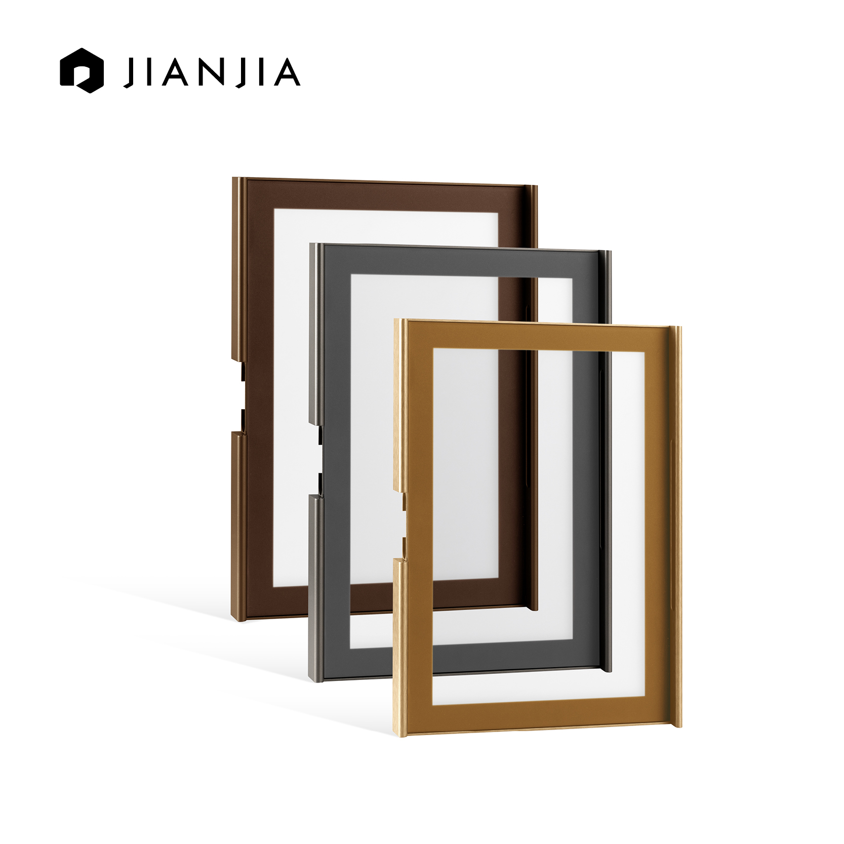 Manufacture Aluminum Glass Door Minimalist Wide For Kitchen Cabinet Wardrobe Doors