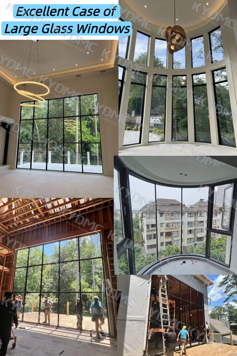 AS2047 Australia Villa Slim Frame Custom Casement Windows NFRC Waterproof Double Glazed Aluminum Alloy Push Out Usa Window