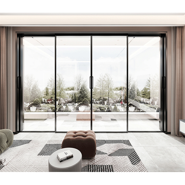 Modern Single Bronze Anodized Aluminium Glass Sliding Door 2500mm X 1600mm Doors Lists