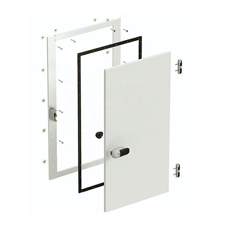 Cold Room Iron Fancy Slat Float Partition Sliding Door with Manual Opening Finished Surface