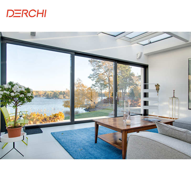 As2047 Australian Windows And Doors Double Glazed Stacker Doors Commercial Exterior Patio Panoramic Aluminum Sliding Doors