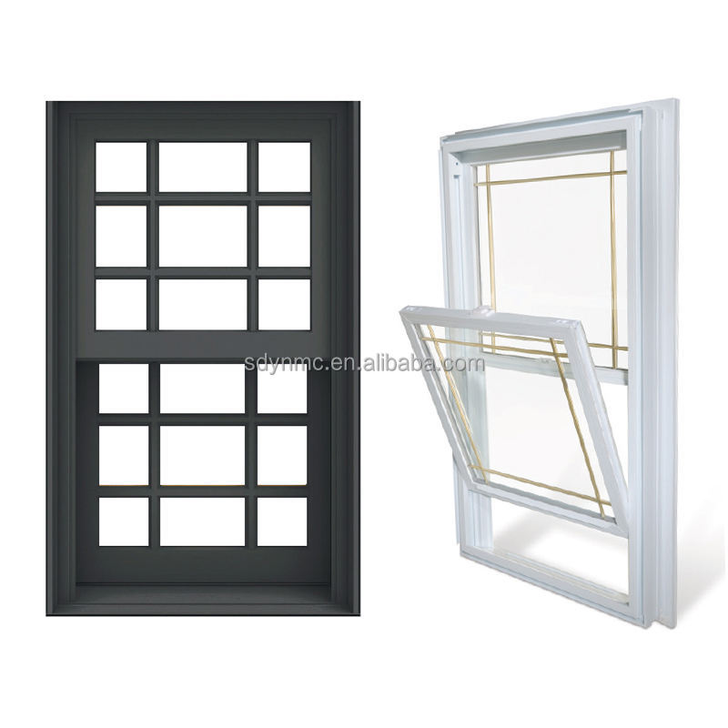 Energy Saving Double Hung Window, LowE Insulated Glass Vertical Sliding Window for Home Replacement