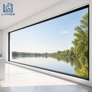 LANGE Eco Friendly Modern Fixed Window Aluminum Picture Window Argon Filled