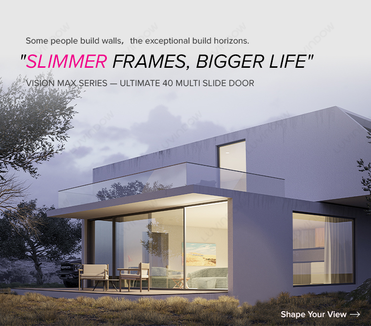 Luvindow Multi Slide Door Showcase
