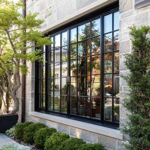 Hurricane Proof Laminated Safety Glass and Security Mesh Casement Window Door