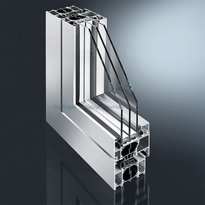 Panoramic Thermally Broken Casement Tilt and Turn Aluminum Windows