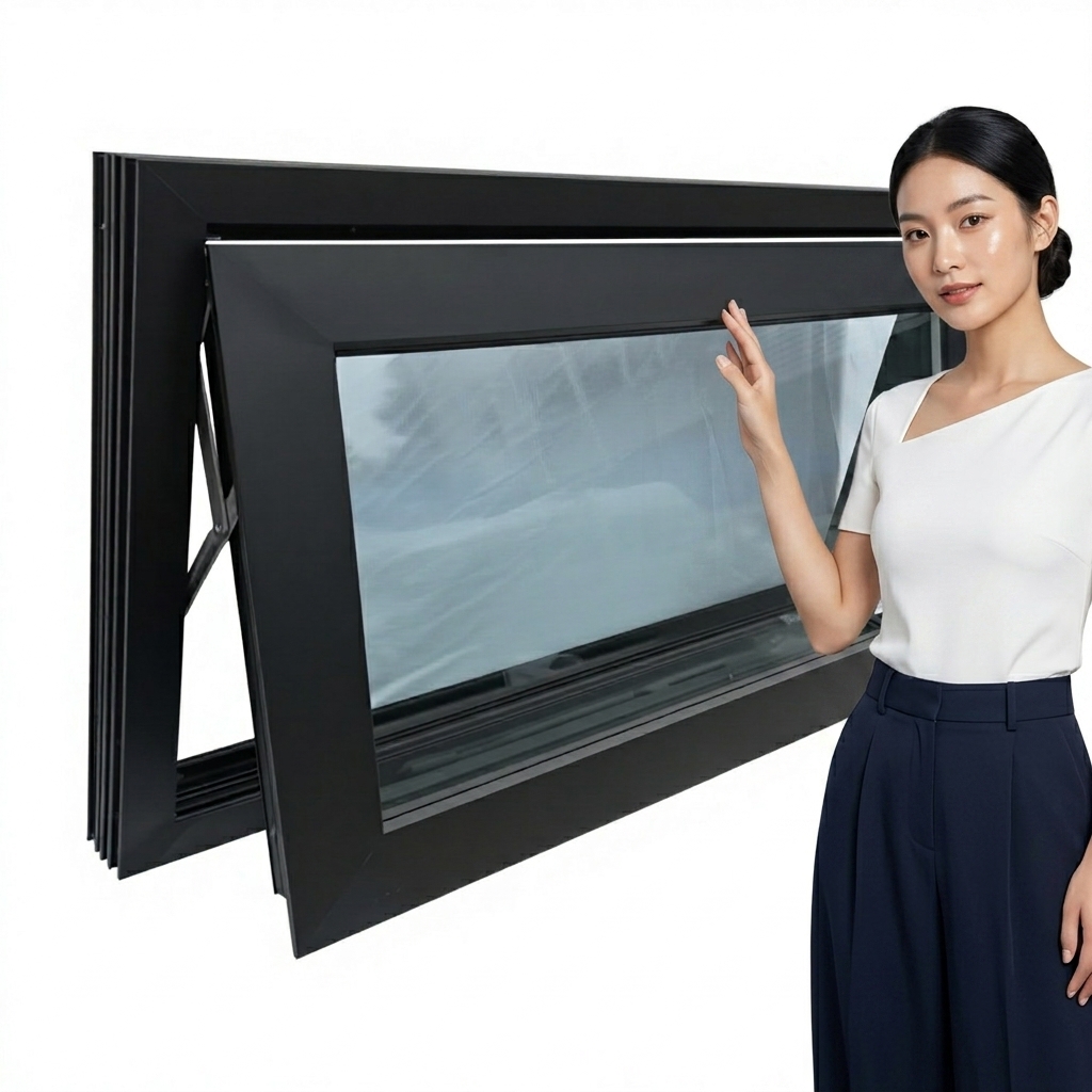 Aluminum Alloy Louver Folding Vent Window Stainless Steel Soundproof Hurricane Proof Energy Star Qualified 5-Year Warranty For