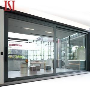 Top Brand Custom French Design Style Villas Aluminum Sliding Door Interior Exterior Electronic Fingerprint Lock