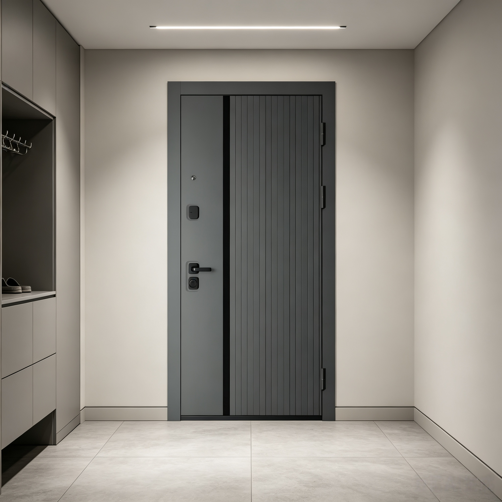 Modern Aluminum Villa Front Door Security Bulletproof Swing Entry Exterior Insulated Glass Steel Frame Design