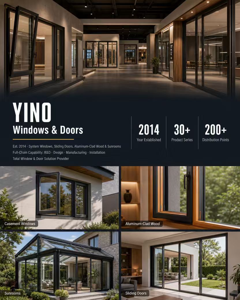Energy-Efficient Aluminum Double Tempered Glass Impact Glass American Crank Casement Window