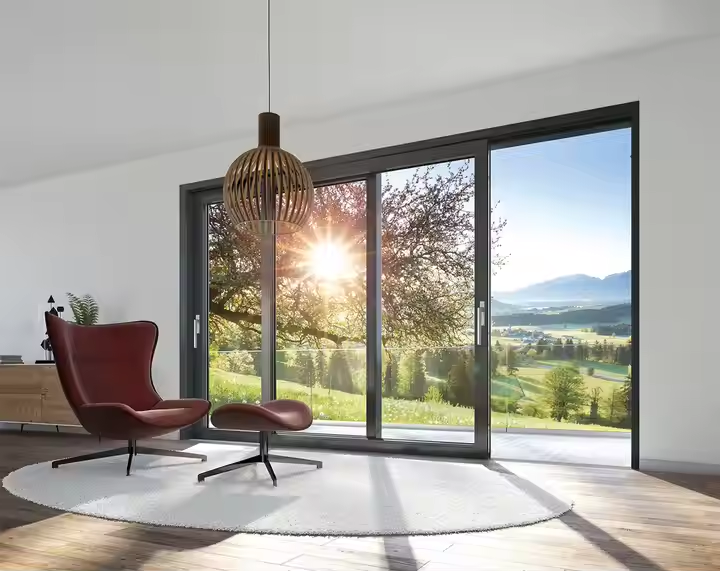 LEDOW Slim Frame Aluminum Lift Slide Door for Patio/Porch High Wind Resistance for North America Luxury Villa