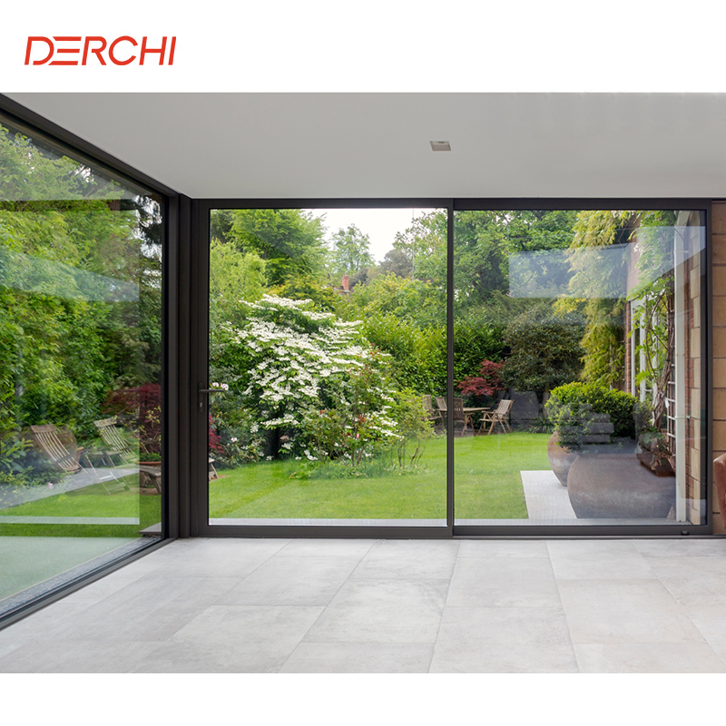 As2047 Australian Windows And Doors Double Glazed Stacker Doors Commercial Exterior Patio Panoramic Aluminum Sliding Doors