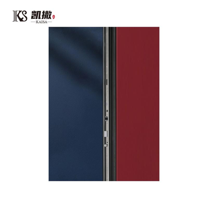 Modern Swing Opening Front Entry Doors Wood Aluminum Alloy Metal Iron Exterior Security Doors Exterior Doors for Houses