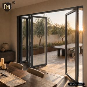 Smooth Glide Aluminium Concertina Accordion Doors