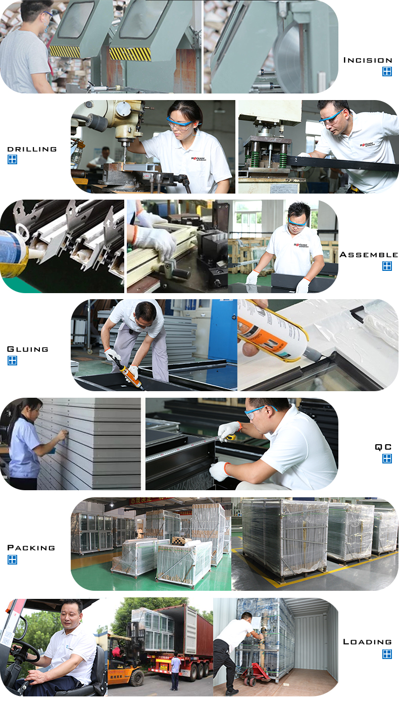 NFRC AS2047 Standard windows Customized China Aluminium Profiles Wood Composite windows