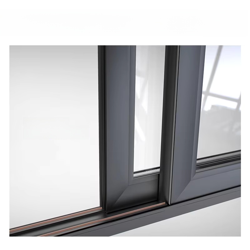 ZS Used In Office Buildings Interior Minimalist In-wall Sliding Doors Space Saving Aluminium Glass Sliding Doors