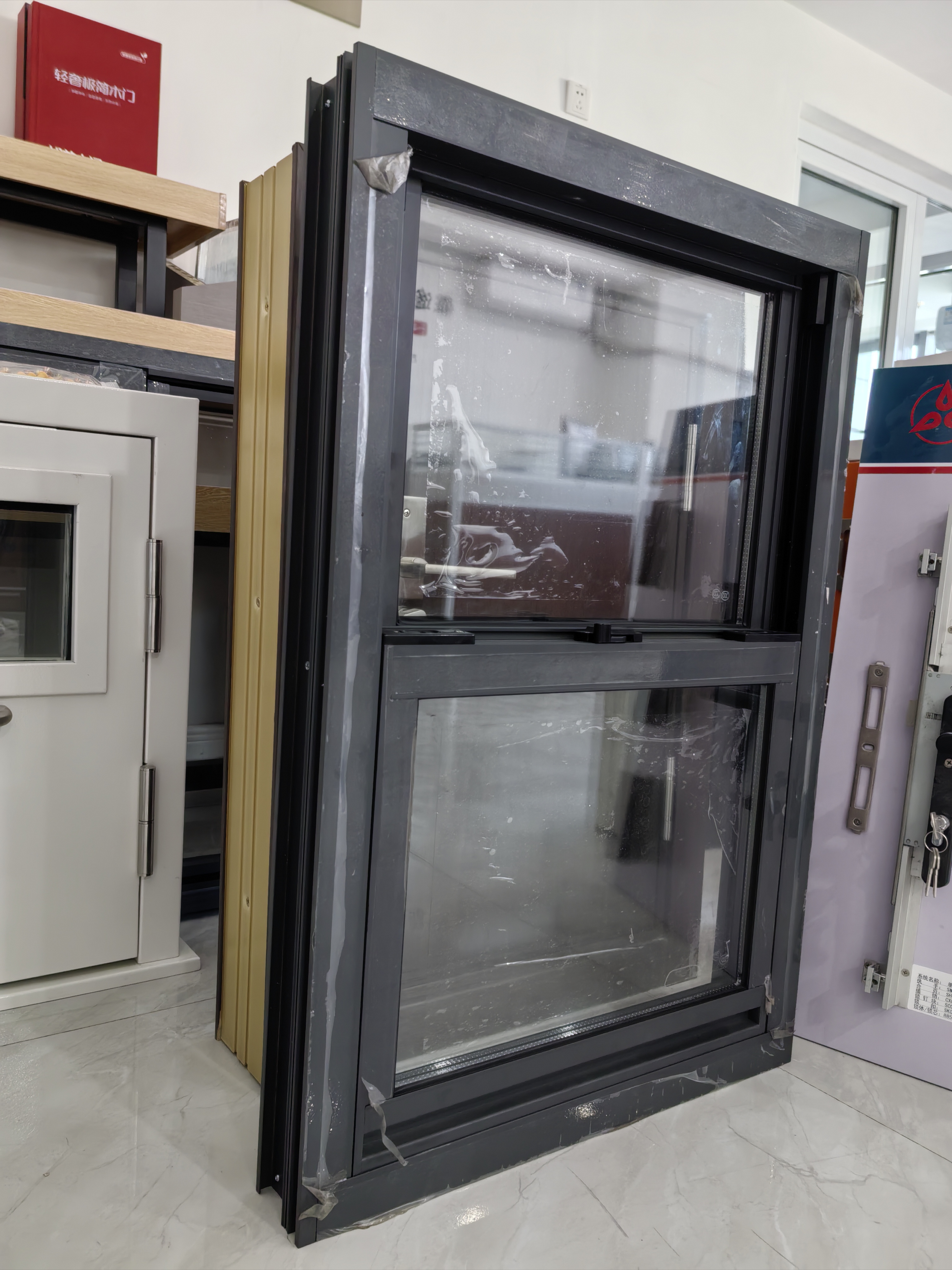 CHANGYI Customized Aluminum Metal Double Hung Window House Single Hung Window