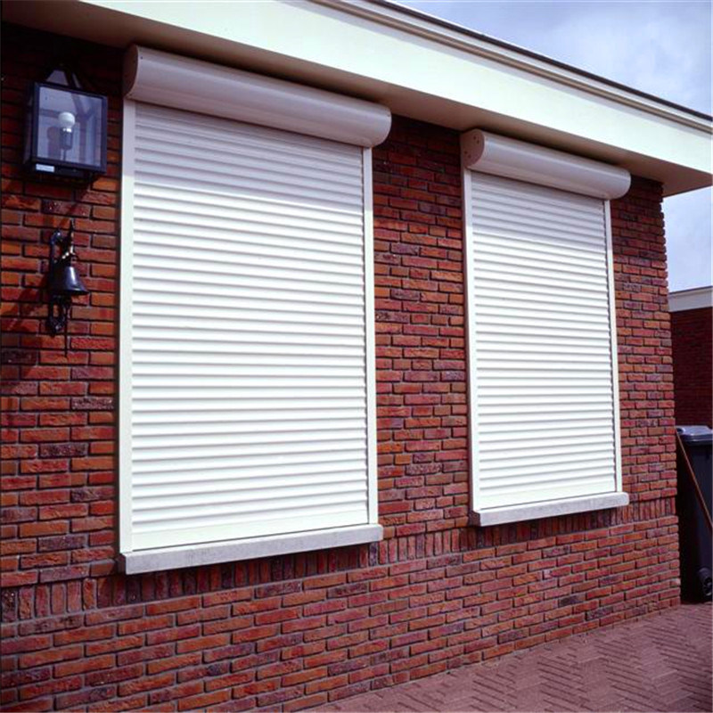 TOMA European Automatic Roll up Windows Manual Aluminum Roller Shutter Window and Rolling Door Aluminum Exterior Garage Door