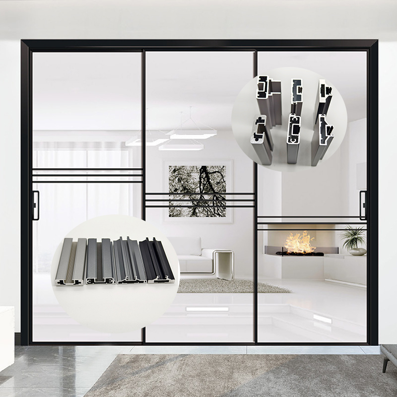 Door Doors Interior for Houses Entrance Front Sliding Composite Internal Folding Indoor Aluminum House Main Glass Entry
