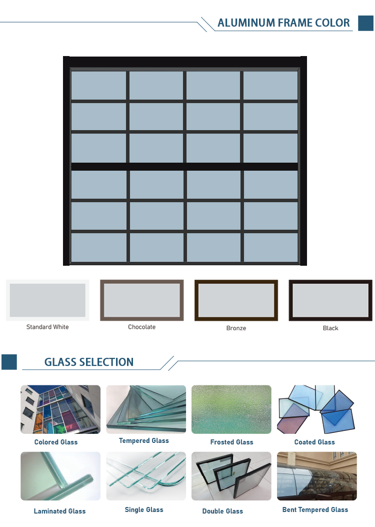 Vertical Bi-Folding Glass Garage Door Showcase 4