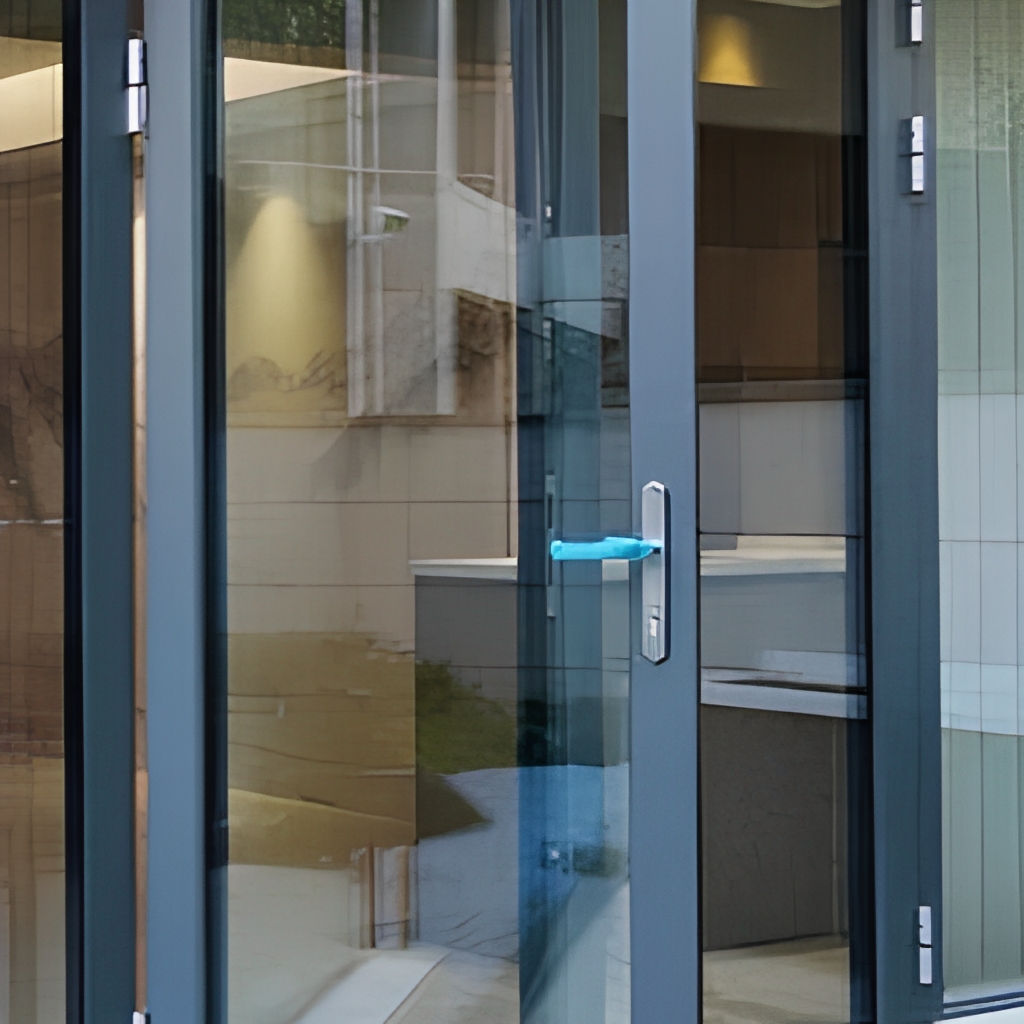 Aluminum Magnesium Alloy Thermal Break Hinged Patio Door Double Glazing Insulated Glass Balcony Entry Door Customizable
