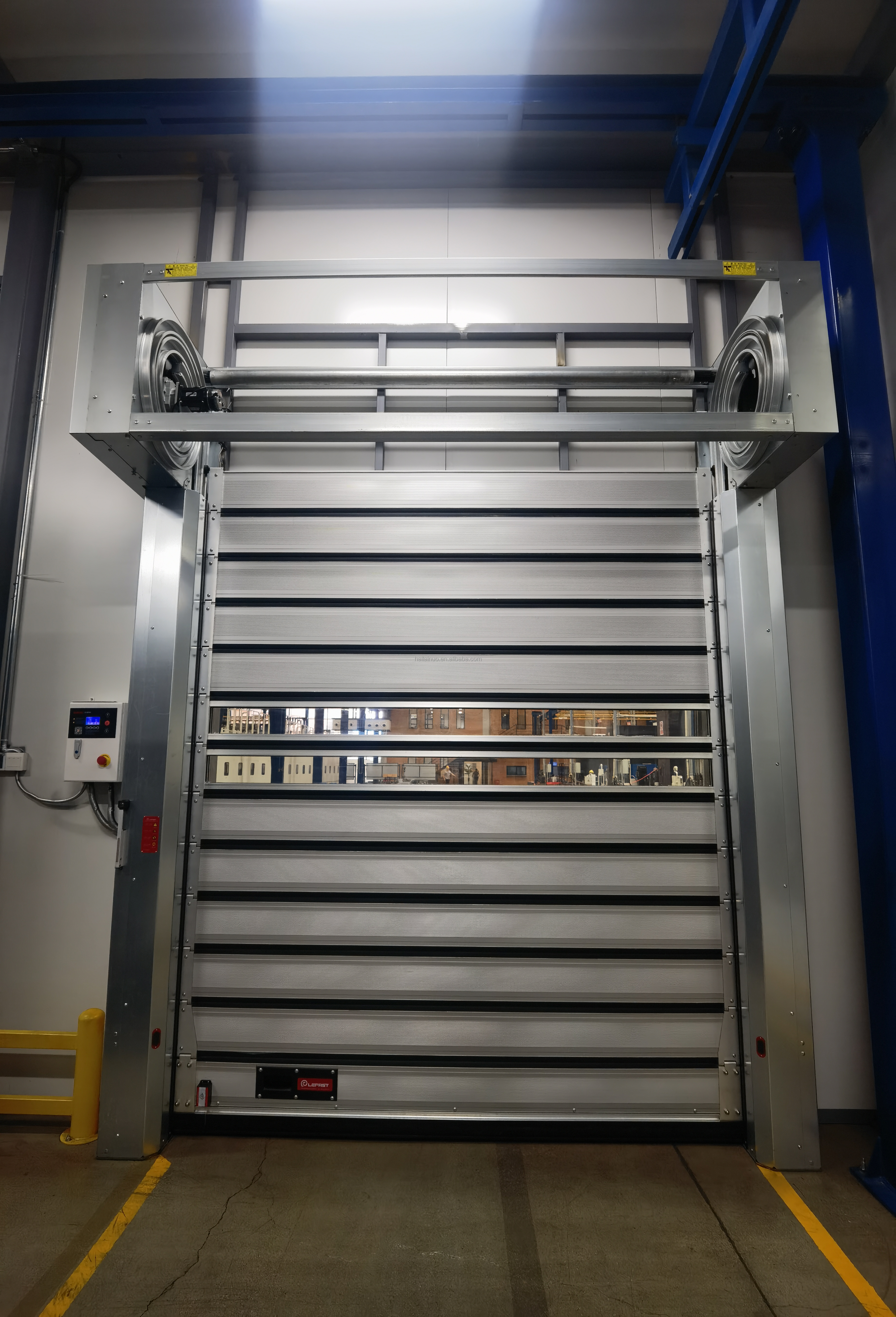 Hardened Aluminum Section Rapid Roll up Door, Durable and Low Maintenance Solution for Various Severe Industrial Applications