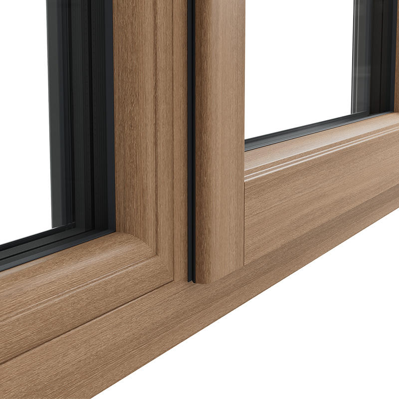 Energy Saving Aluminum Clad Wood Casement Window Outward Opening Home Replacement Window