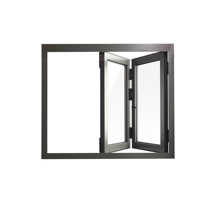 Aluminum Folding windows Tempered Glass Window for Apartment and Hotel Aluminium windows Frame