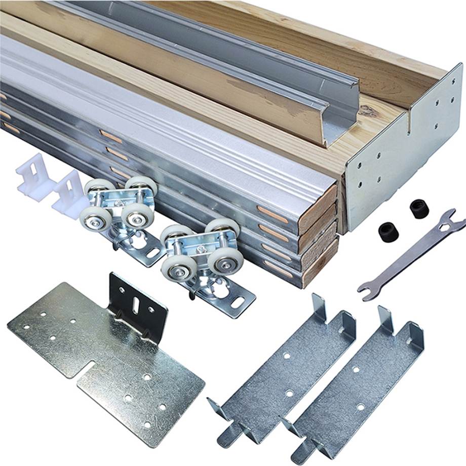Indoor Sliding Pocket Door French Style Aluminum Pocket Door Slider Steel Framed Hardware Sliding Wood Pocket Door