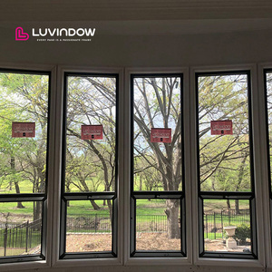 Architectural Grade Slim Frame Aluminum Windows Thermal Break Aluminum 6060 T66 Casement Window