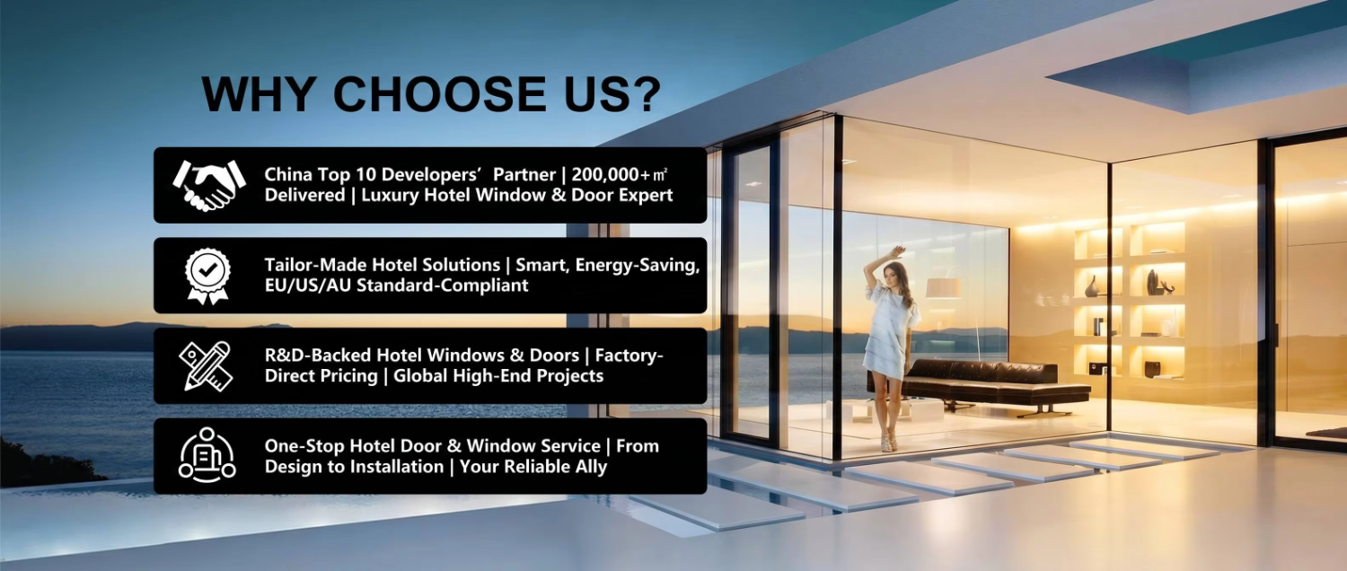 Custom 90mm Alu-Wood Composite H90 Burglar-Proof Double-Glazed Luxury Villa Residential Window Waterproof Noise Reduction Heat
