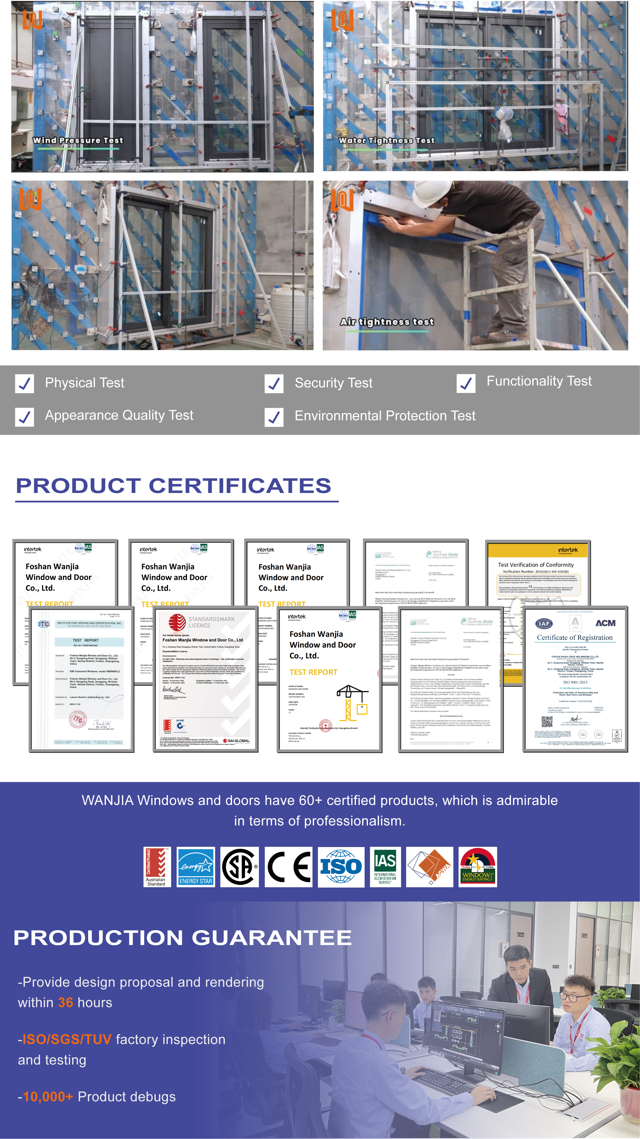 Quality Assurance Tests