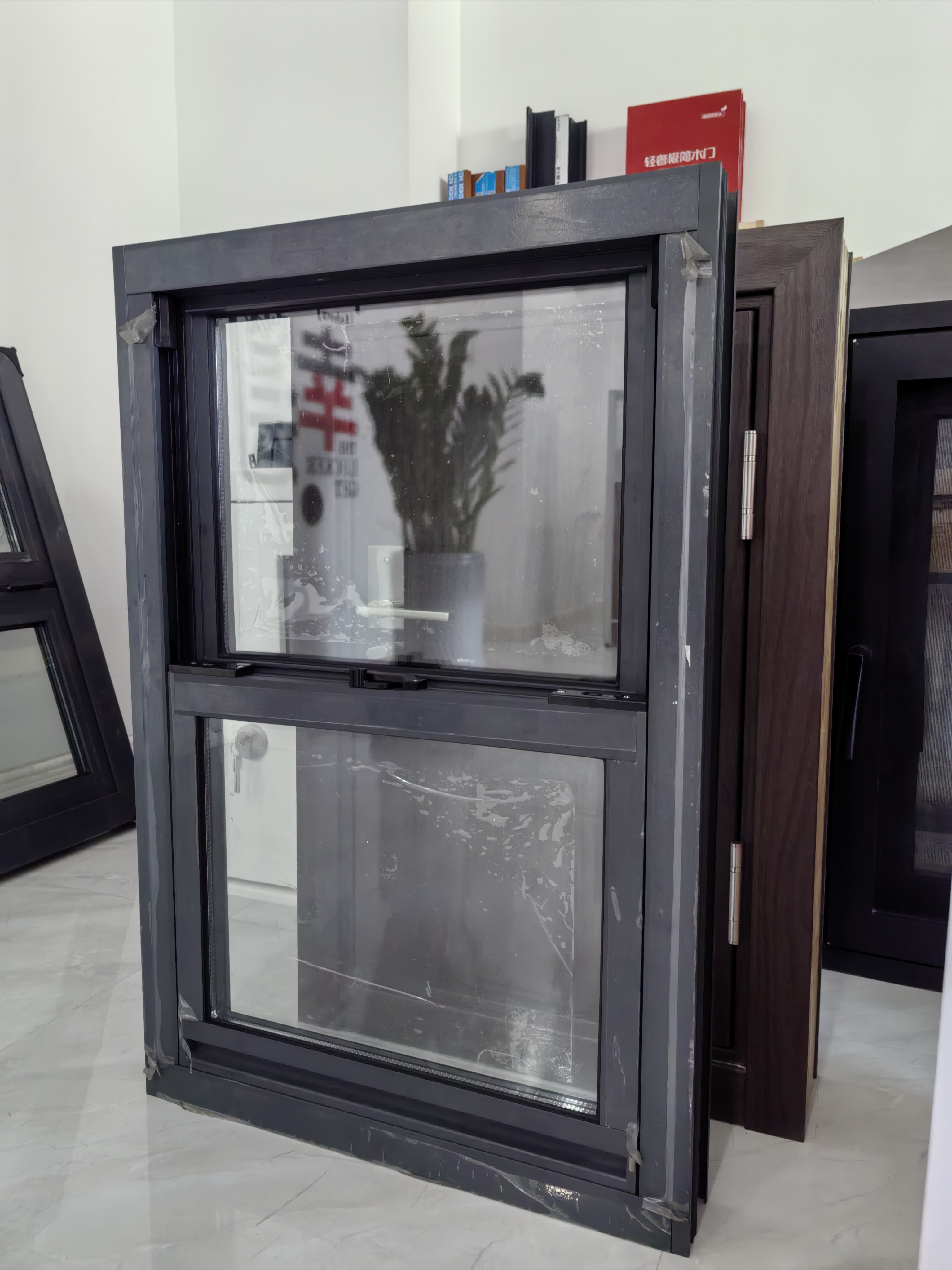 CHANGYI Customized Aluminum Metal Double Hung Window House Single Hung Window