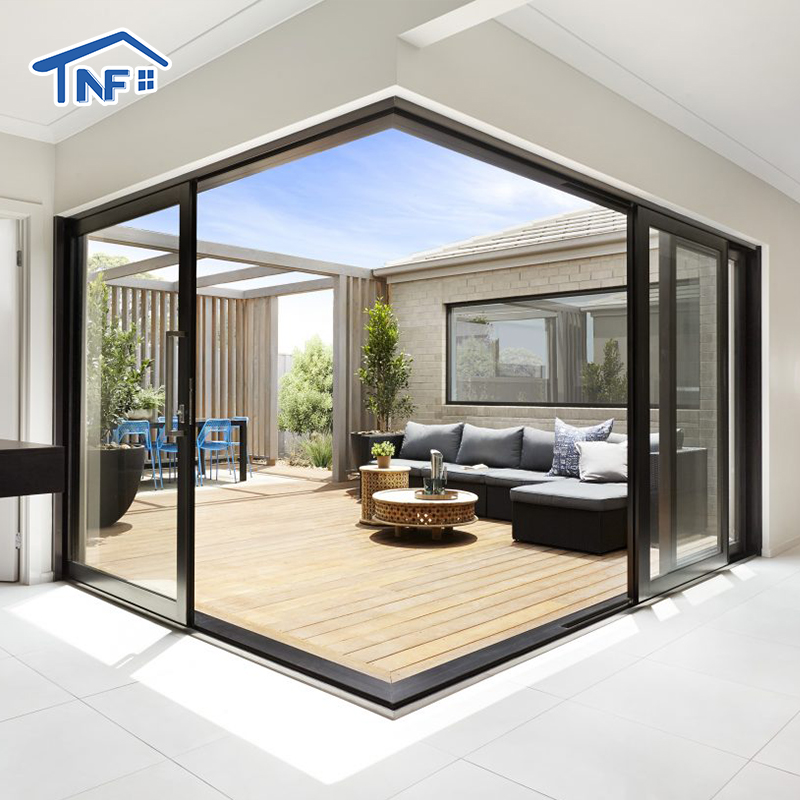 Aluminium Alloy Sliding Door Modern Design By Foshan NF