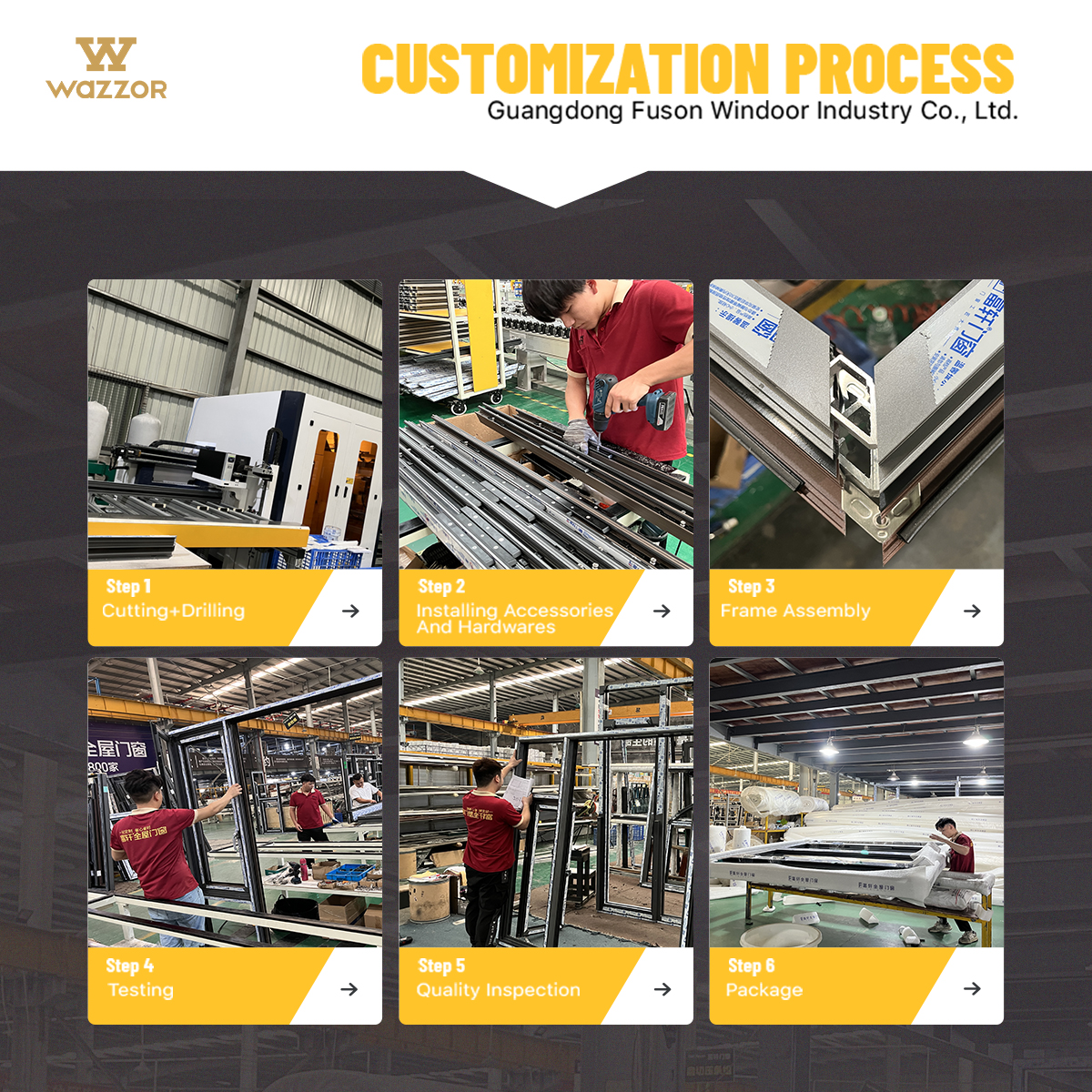Wazzor 2026 Factory Double Glaze Motor Electric Aluminium Vertical Sliding Automatic Single Hung Vertical Lift up Window