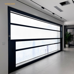 Wazzor Electric Lift Window | Motorized Vertical Operation Upward Electric Aluminum Windows Sliding Lift Window