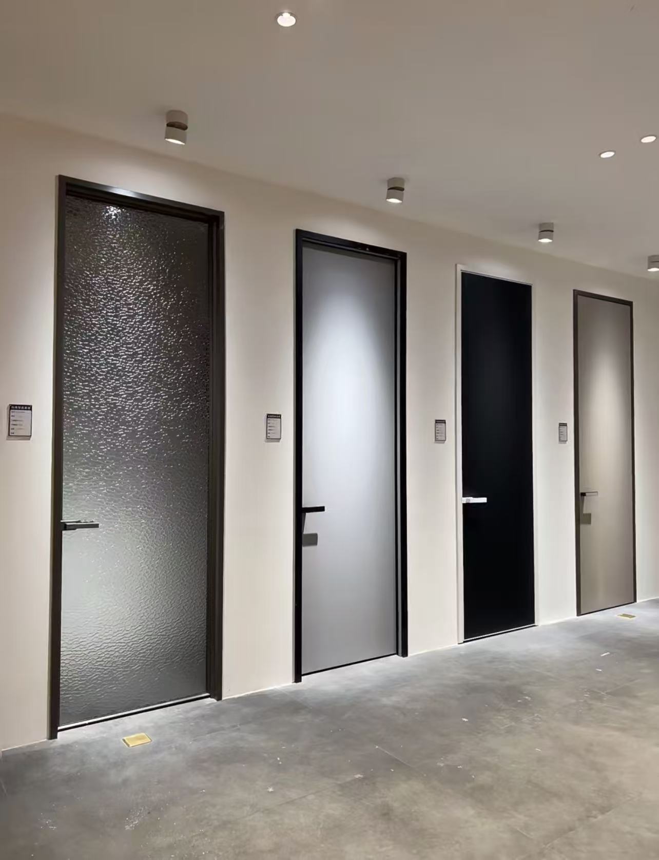 Aluminum doors