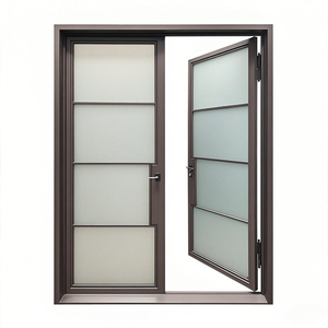 Villa Interior Aluminium Double Glazed French Door Kitchen Luxury Hotel Garden Veranda Entrance Casement Door